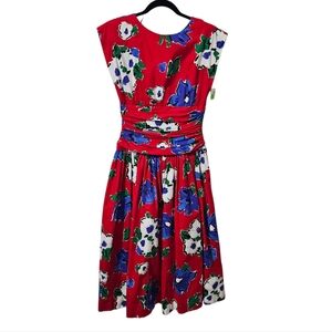 Patty O'Neil Vintage Midi Dress Sz 8